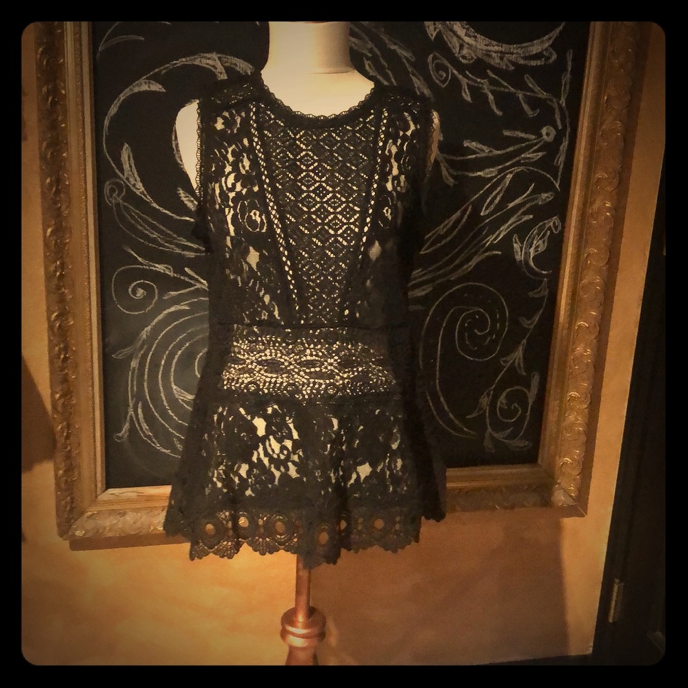 Black Lace Top